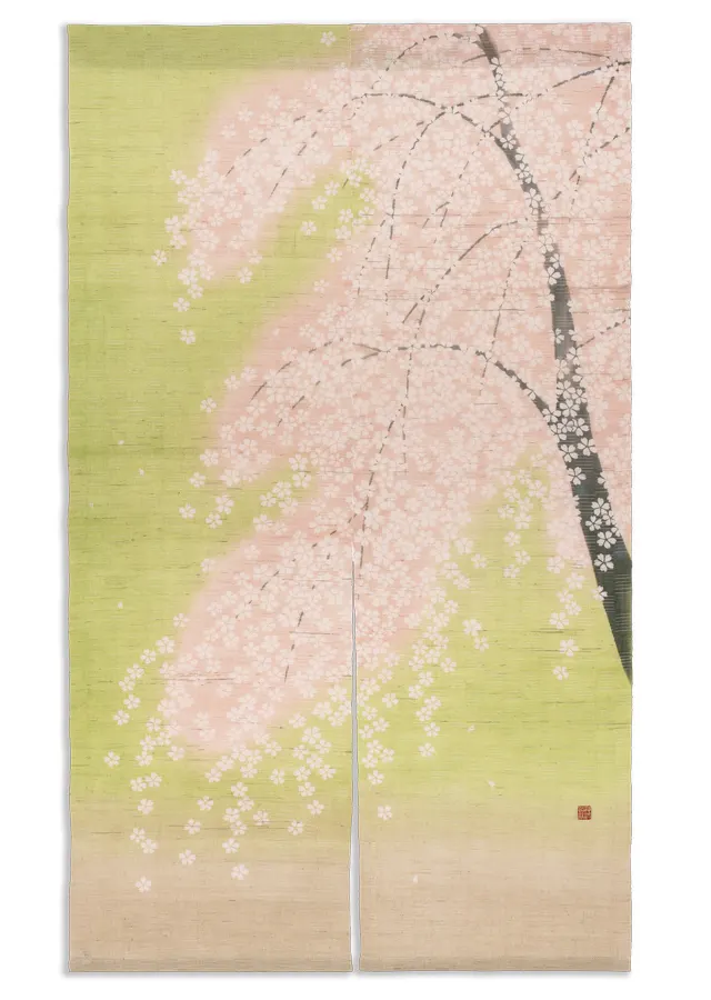 のれん「咲桜」