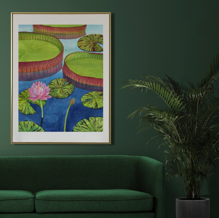 Tropical Garden. Pond