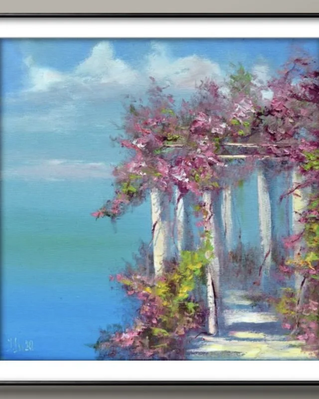 Blooming terrace