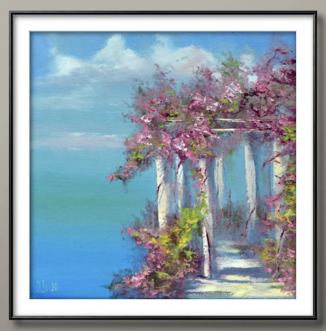 Blooming terrace