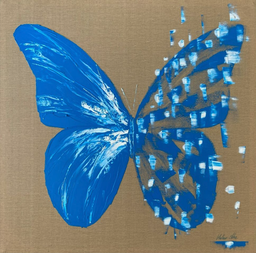 BUTTERFLY MATRIX BLUE