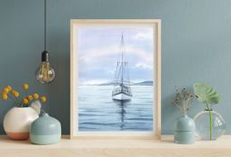 Morning Sailboat