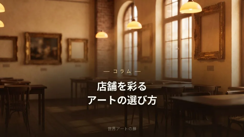 カフェ・美容院など店舗を彩るアートの選び方【店舗づくり】