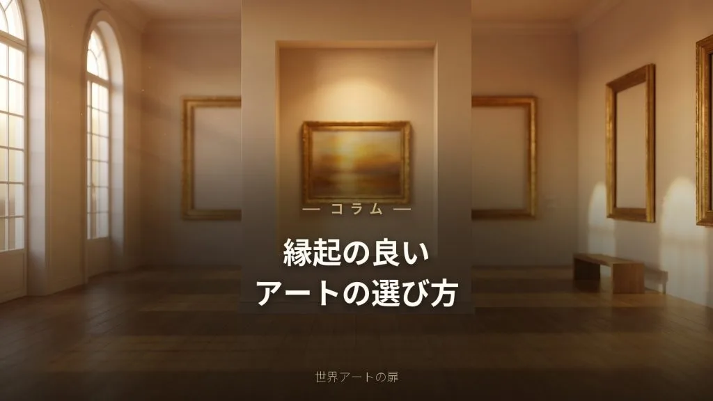 縁起の良いモチーフのアート｜開運を願う一枚の選び方
