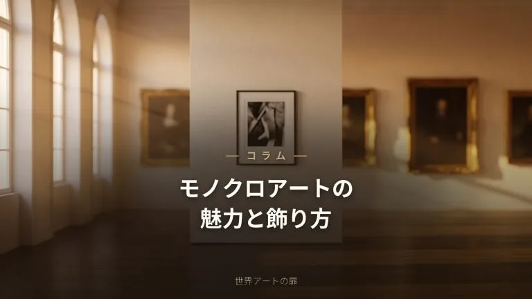 モノクロ・白黒アートの魅力と飾り方｜洗練された空間に
